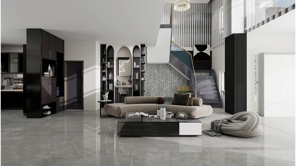 Gentle Coast ceramic surface in a room setting