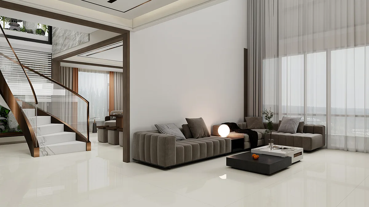 AJ918Y1221-3 ceramic surface in a room setting