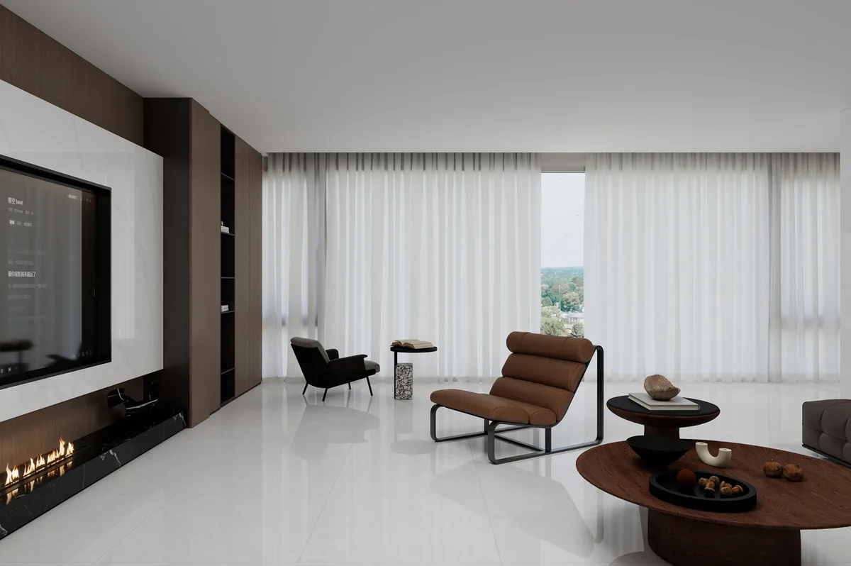 Cloud Sea Mist ceramic surface in a room setting