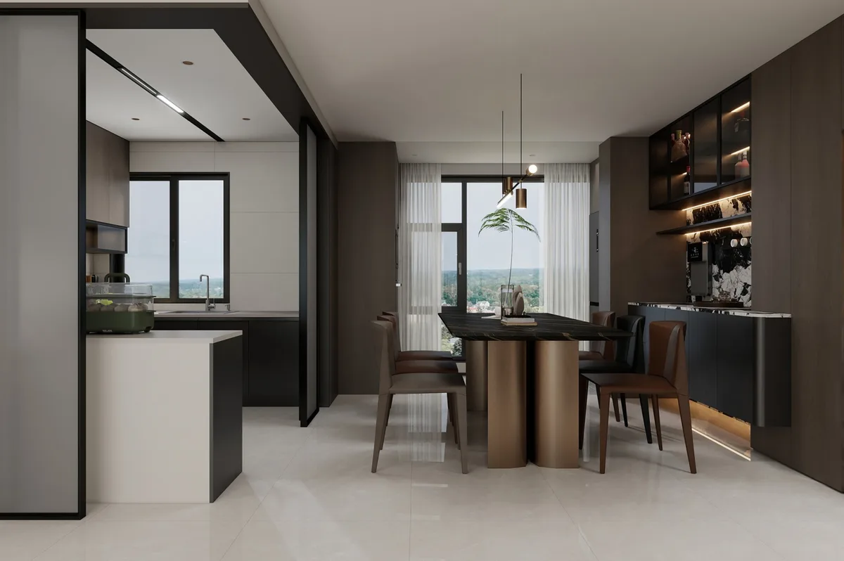 Bohemia ceramic surface in a room setting