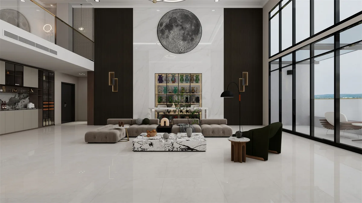 Golden Anna ceramic surface in a room setting