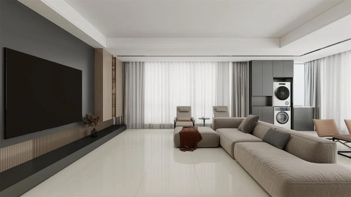 Starlight Beige ceramic surface in a room setting