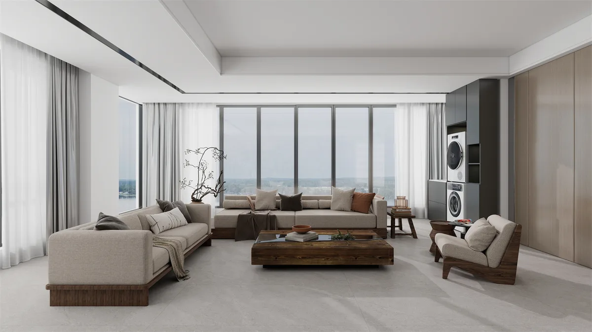 Tassel Stone ceramic surface in a room setting