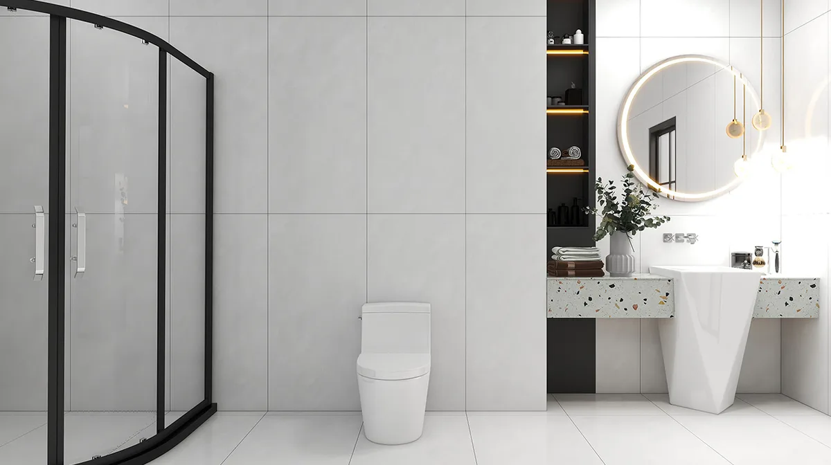 Glacier Jade ceramic surface in a room setting