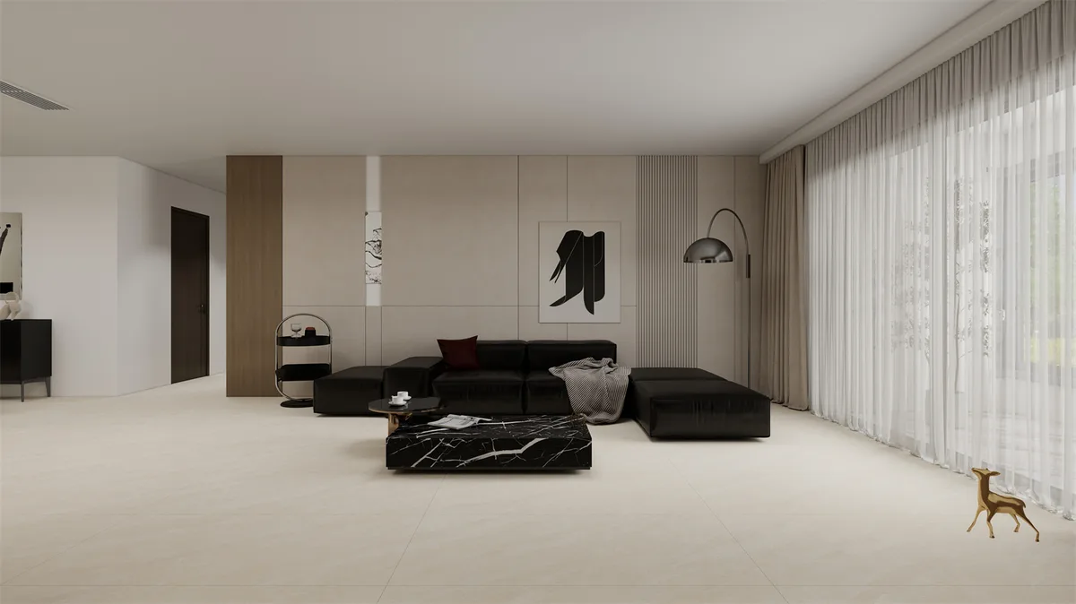 Tuscany ceramic surface in a room setting