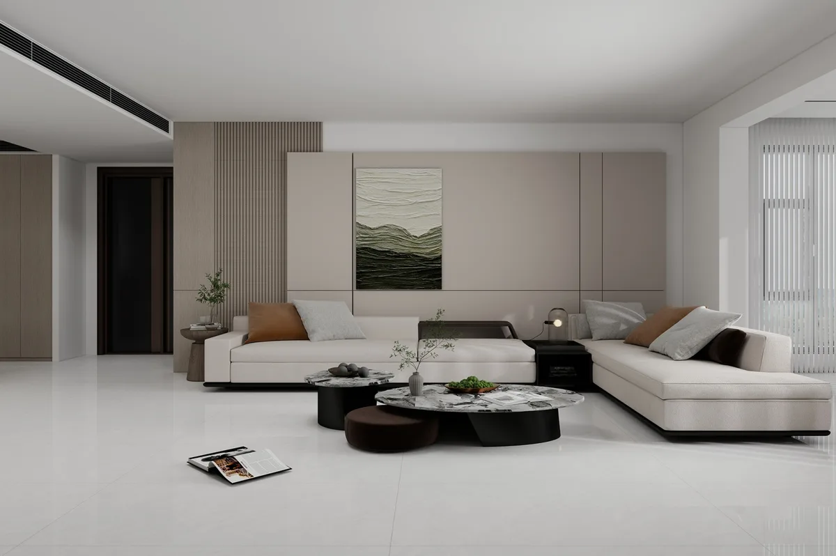 A715S5807-L ceramic surface in a room setting